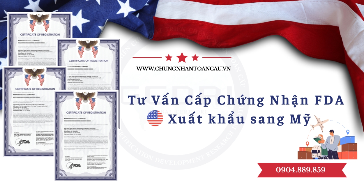 GCDRI tư vấn chiến lược đạt chứng nhận FDA cho sản phẩm xuất khẩu