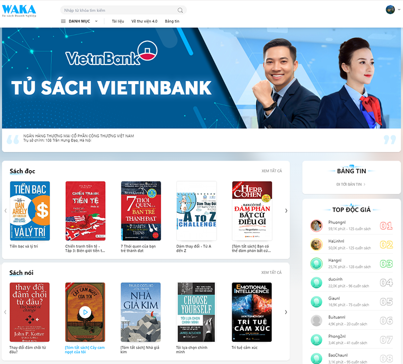 Nâng cao văn hóa đọc tại doanh nghiệp với thư viện sách điện tử