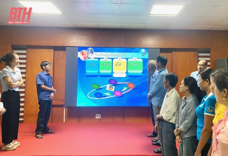 Tập huấn nâng cao năng lực cho cán bộ quản lý HTX các huyện Thạch Thành, Hoằng Hóa, Nga Sơn