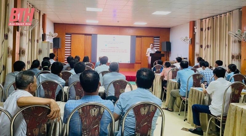 Tập huấn nâng cao năng lực cho cán bộ quản lý HTX các huyện Thạch Thành, Hoằng Hóa, Nga Sơn