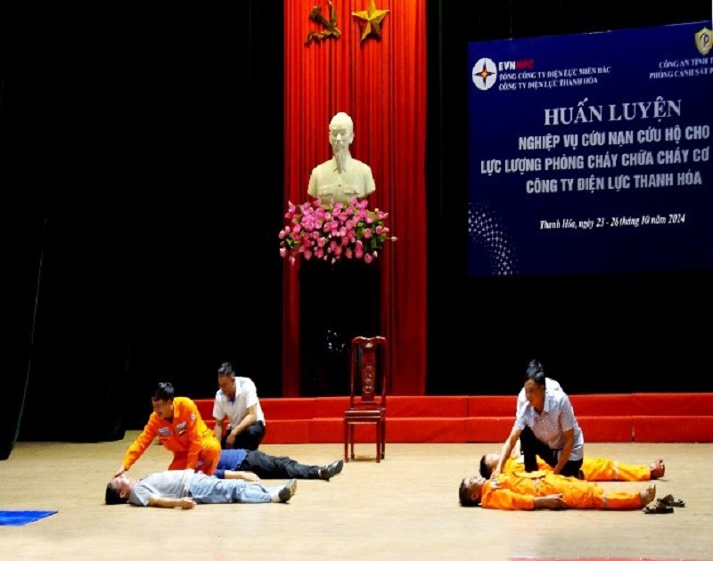 PC Thanh Hóa hoàn thành huấn luyện nghiệp vụ cứu nạn, cứu hộ năm 2024