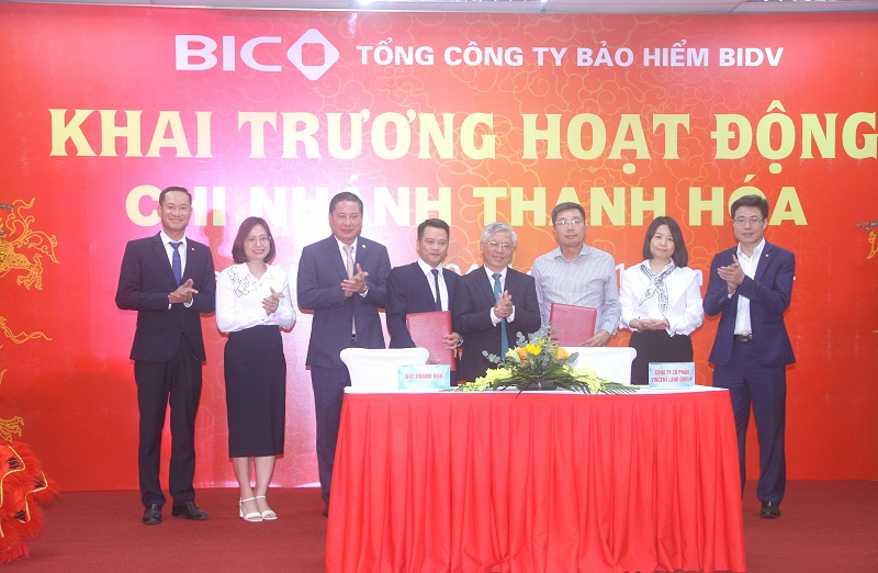 Tổng Công ty Bảo hiểm BIDV khai trương hoạt động chi nhánh BIC Thanh Hóa