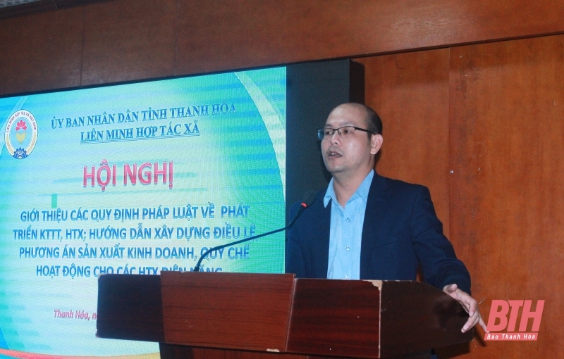 Tập huấn nghiệp vụ, hướng dẫn xây dựng điều lệ, phương án sản xuất kinh doanh, quy chế hoạt động cho các HTX điện năng