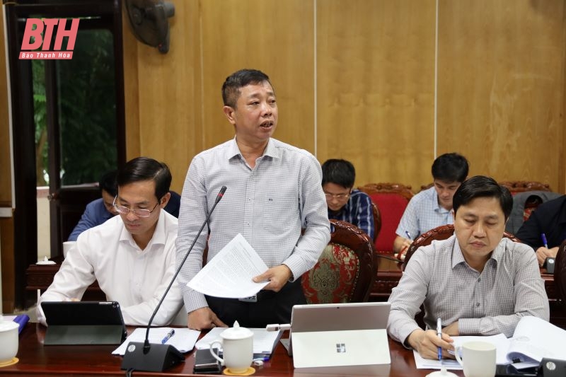 Phó Chủ tịch UBND tỉnh Lê Đức Giang chủ trì hội nghị nghe báo cáo một số nội dung về lĩnh vực nông nghiệp 