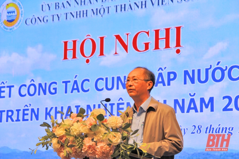 Công ty TNHH MTV Sông Chu tổng kết công tác cung cấp nước năm 2024 và triển khai nhiệm vụ năm 2025