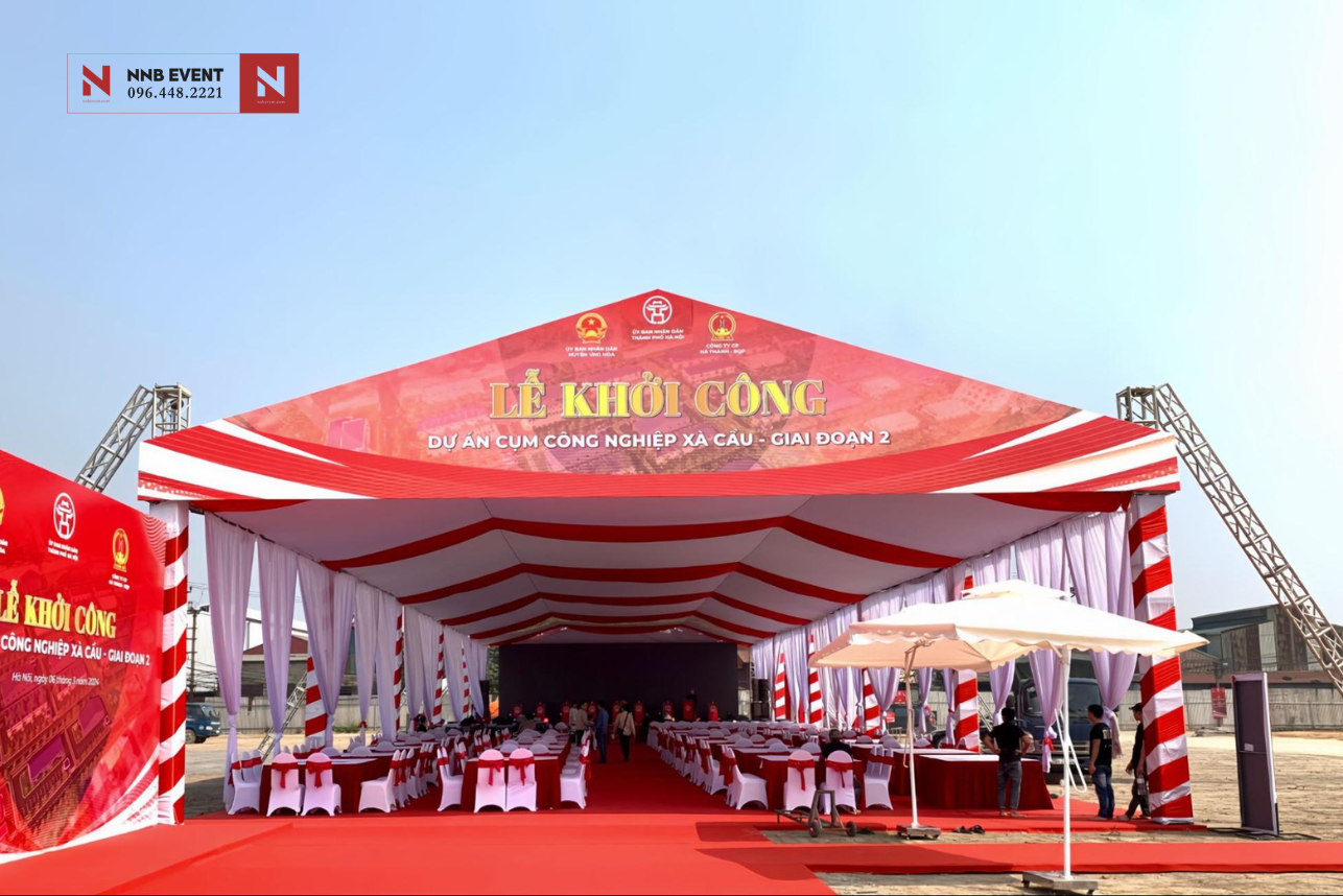 Dịch vụ tổ chức lễ khởi công động thổ chuyên nghiệp tại NNB Event