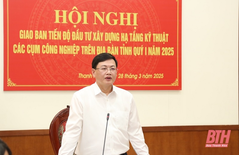 Tập trung đẩy nhanh tiến độ đầu tư xây dựng hạ tầng kỹ thuật các cụm công nghiệp