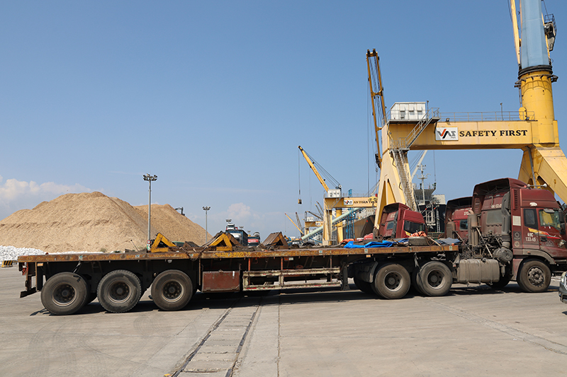 Xuất nhập khẩu hàng hóa bằng container qua Cảng Nghi Sơn chưa như kỳ vọng