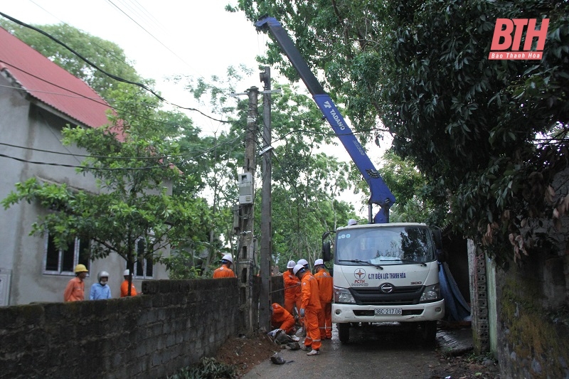 Công ty Điện lực Thanh Hóa nâng cao chất lượng chương trình diễn tập, sẵn sàng ứng phó thiên tai 