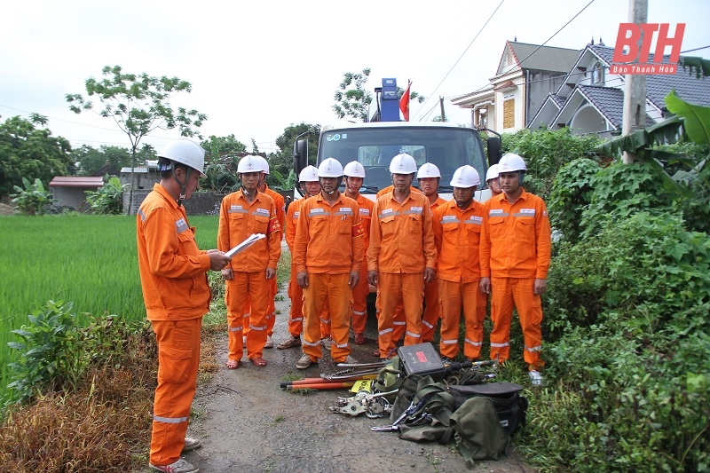 Công ty Điện lực Thanh Hóa nâng cao chất lượng chương trình diễn tập, sẵn sàng ứng phó thiên tai 