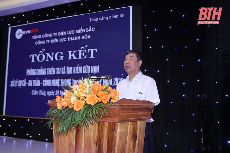 Công ty Điện lực Thanh Hóa nâng cao chất lượng chương trình diễn tập, sẵn sàng ứng phó thiên tai 