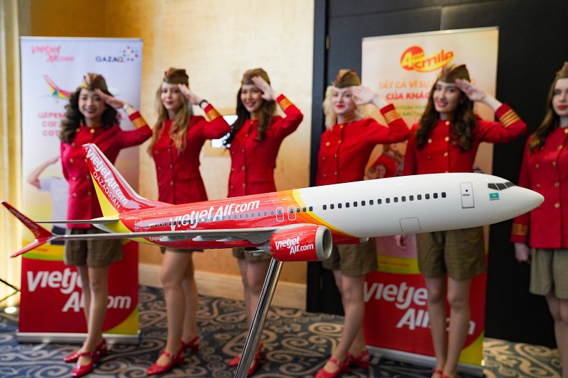 Vietjet ra mắt hãng hàng không Vietjet Qazaqstan